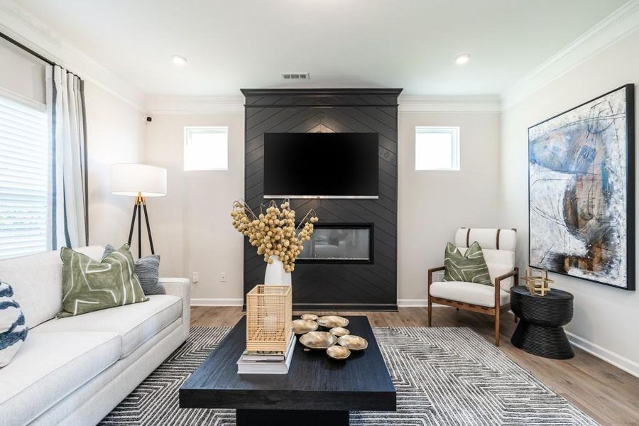 Furnished interior view inside a new home in Duncan Farm, Cartersville (Image 19).