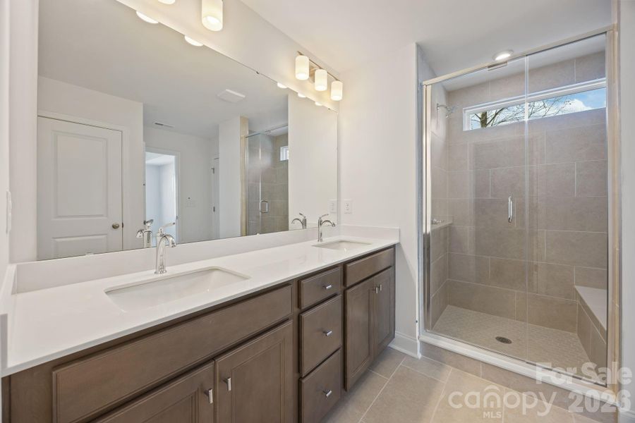 Furnished interior view inside a new home in Farms at Bellingham, Mooresville (Image 9).