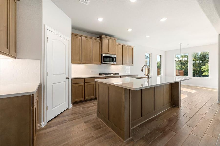 Furnished interior view inside a new home in Morningstar, Aledo (Image 5). Furnished interior view inside a new home in Morningstar, Aledo (Image 5).