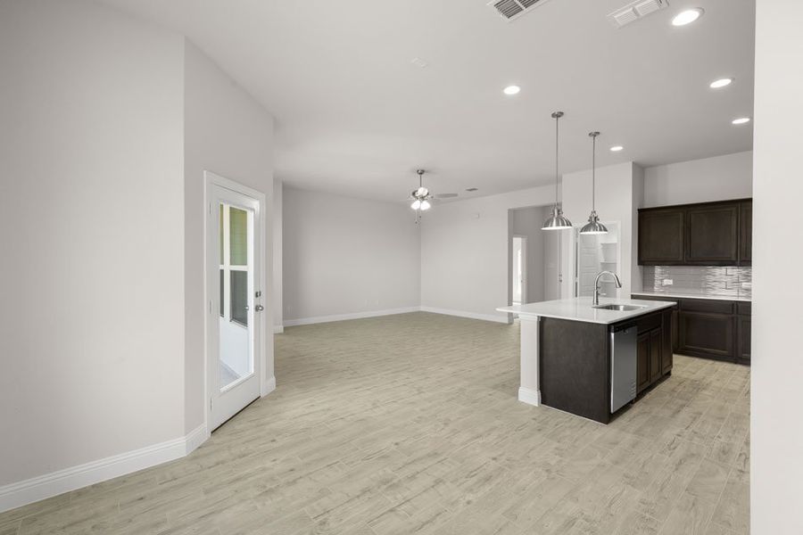 Front exterior of a new home in Still Water Lake, Godley, TX, highlighting curb appeal (Image 7). Front exterior of a new home in Still Water Lake, Godley, TX, highlighting curb appeal (Image 7).