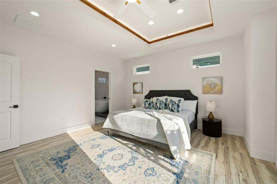 Furnished interior view inside a new home in , Houston (Image 41). Furnished interior view inside a new home in , Houston (Image 41).