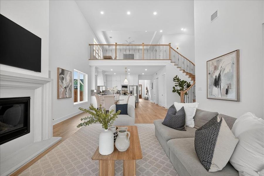 Furnished interior view inside a new home in , Frisco (Image 25).