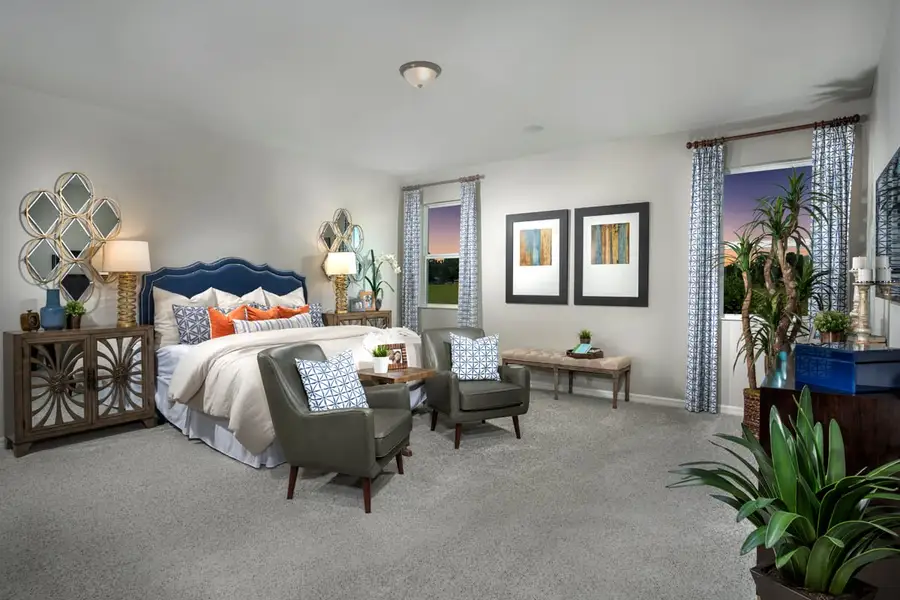 Representative furnished interior of a home built from the 2168 by KB Home in Gardens at Waterstone II, Palm Bay (Image 6).