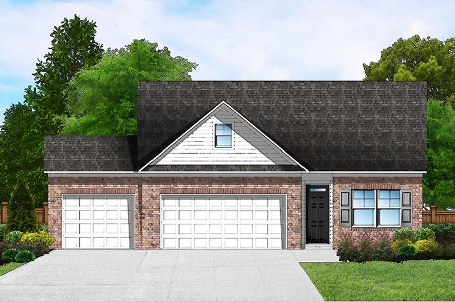 Elevation A4 - 3rd Car Garage