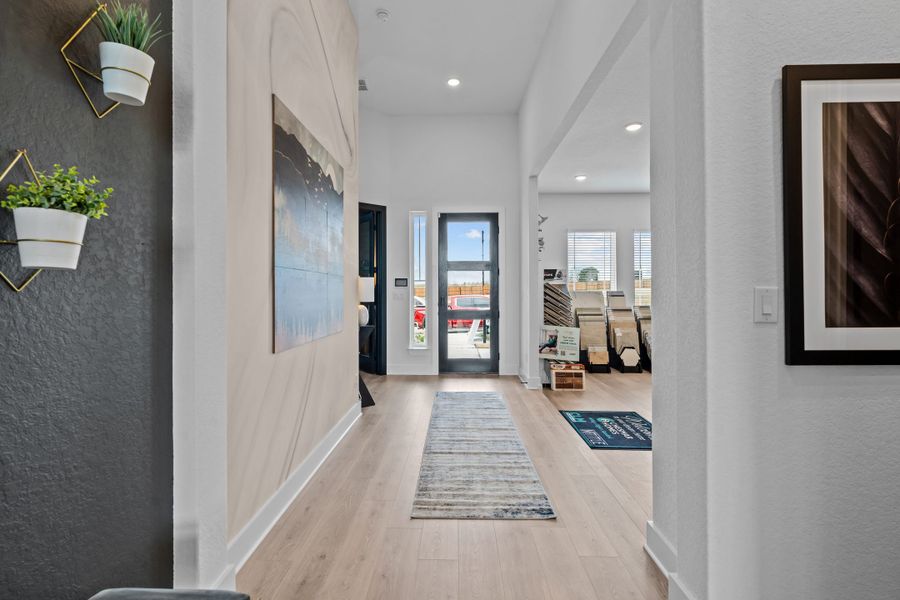 Furnished interior view inside a new home in Lariat, Liberty Hill (Image 60).