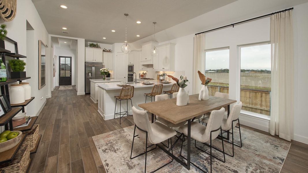 Furnished interior view inside a new home in Briggs Ranch, San Antonio (Image 16).