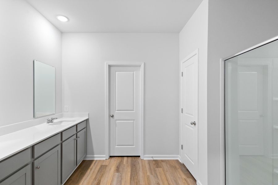 Furnished interior view inside a new home in The Cove at Mallard Crossing, Summerville (Image 11).
