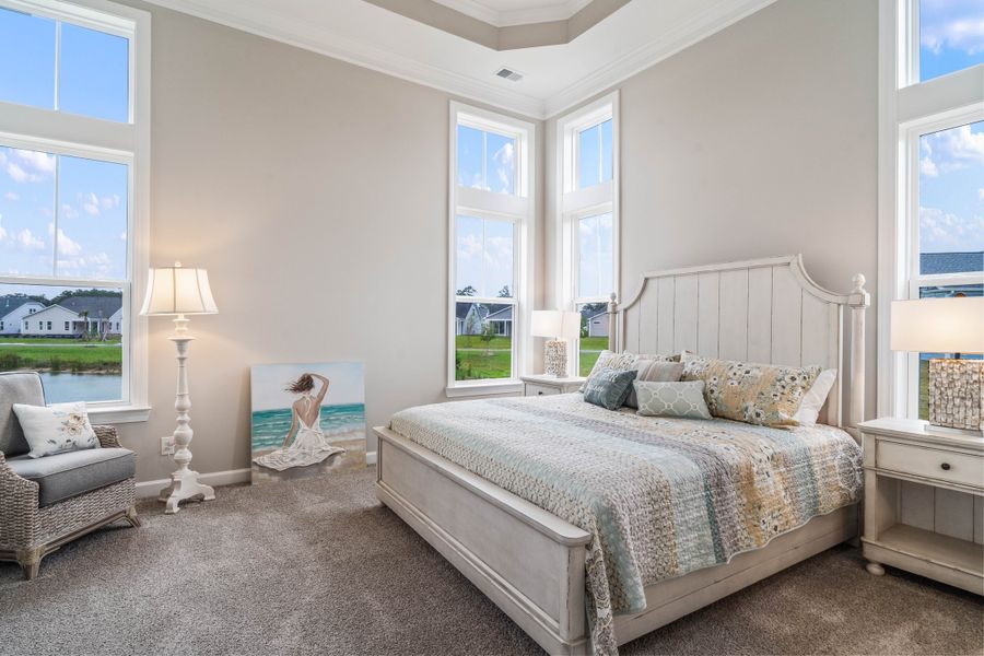 Representative furnished interior of a home built from the The Goldenrod by Chesapeake Homes in Bridgewater - Waterside Village, Little River (Image 12).