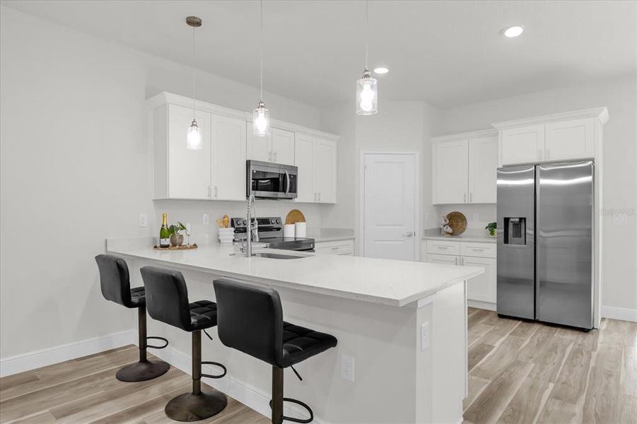 Furnished interior view inside a new home in , Citrus Springs (Image 11).