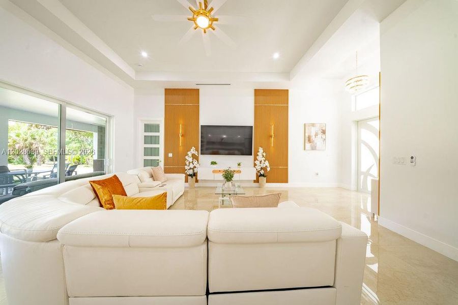 Furnished interior view inside a new home in , North Fort Myers (Image 6).
