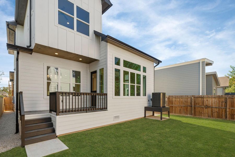 Exterior details and patio area of a home in , Houston (Image 28). Exterior details and patio area of a home in , Houston (Image 28).