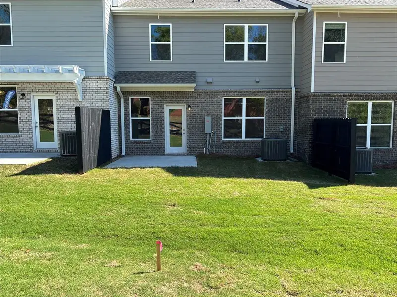 Exterior details and patio area of a home in Porter Reserve, Decatur (Image 3). Exterior details and patio area of a home in Porter Reserve, Decatur (Image 3).