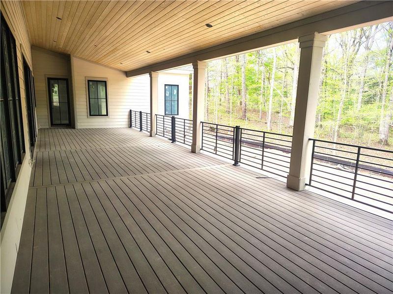 Exterior details and patio area of a home in , Ball Ground (Image 4).