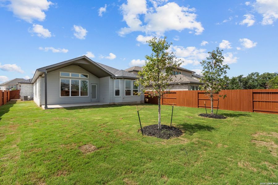 Exterior details and patio area of a home in Stillwater Ranch, San Antonio (Image 2). Exterior details and patio area of a home in Stillwater Ranch, San Antonio (Image 2).