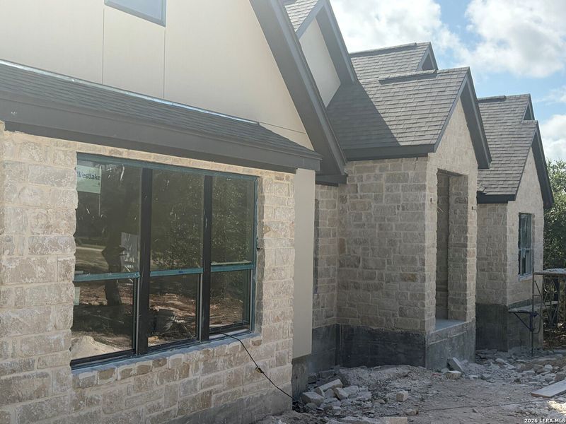 In-progress construction of a new home in , Canyon Lake, TX (Image 10).