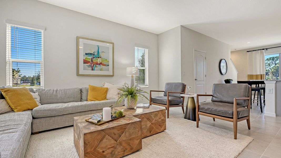 Furnished interior view inside a new home in SkySail, Naples (Image 18).