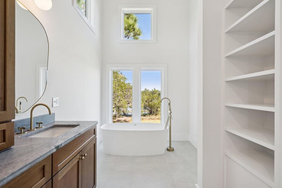 Furnished interior view inside a new home in , Charleston (Image 12).