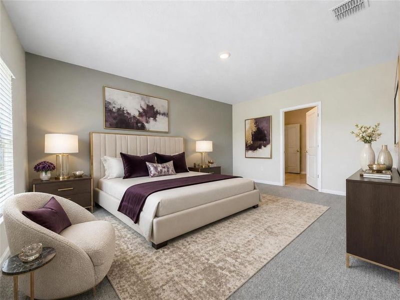 Furnished interior view inside a new home in , Kissimmee (Image 6).