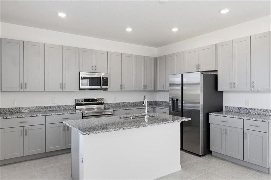 Furnished interior view inside a new home in Tarpon Bay, Haines City (Image 3).