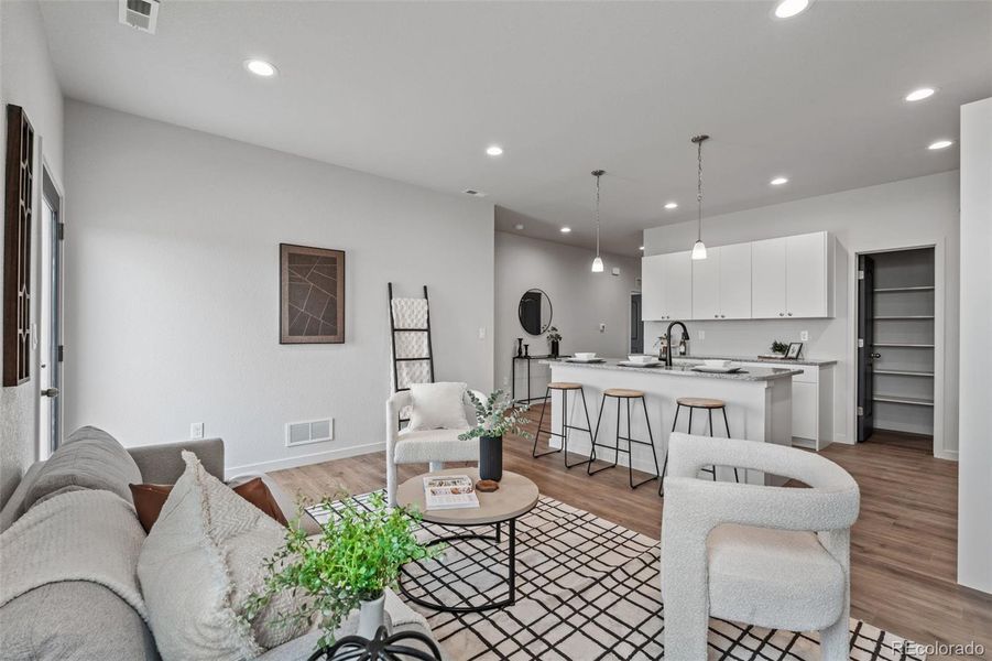 Furnished interior view inside a new home in , Pueblo West (Image 42).