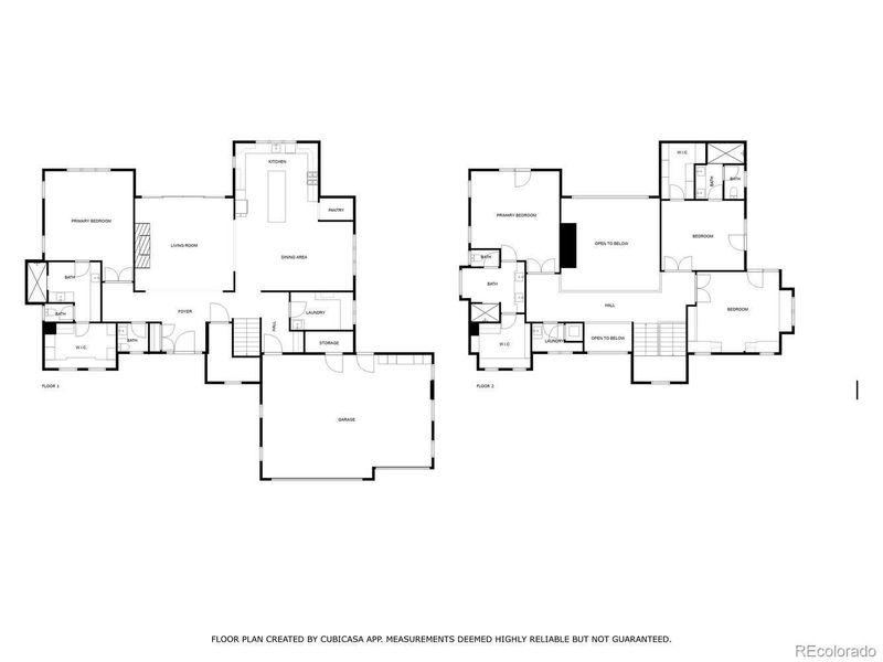 2D floor plan layout of this home in , Franktown, CO (Image 25).