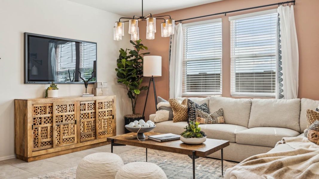 Furnished interior view inside a new home in Quail Ranch, San Tan Valley (Image 6).