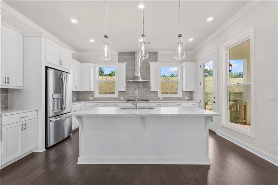 Furnished interior view inside a new home in Palisades Single Family, Cumming (Image 12).