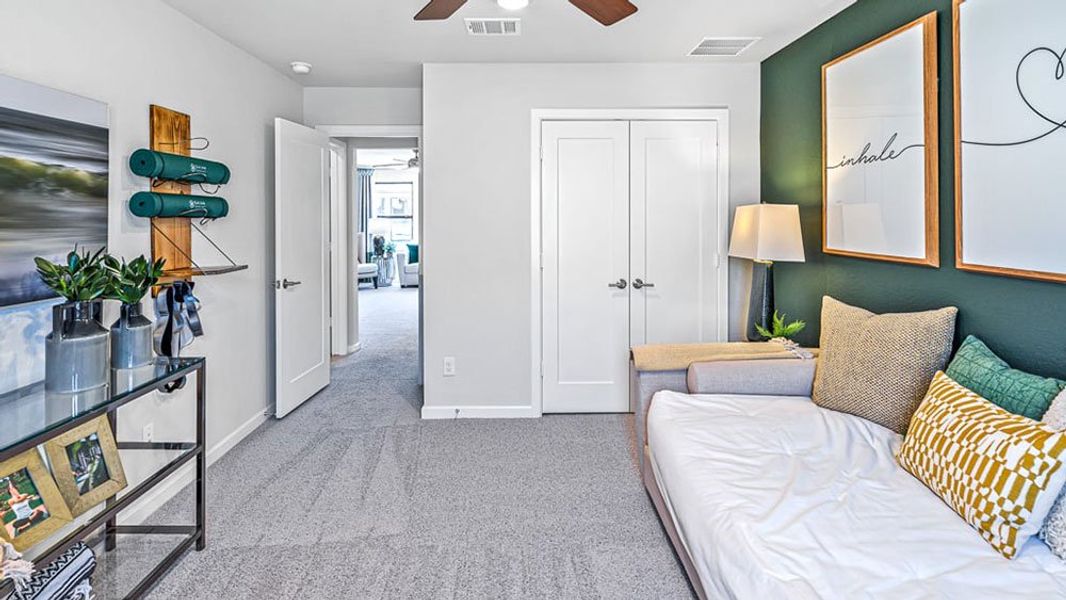 Furnished interior view inside a new home in Trillium, Richmond (Image 27).