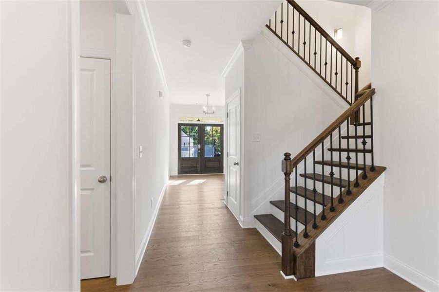 Spacious, unfurnished interior of a new home in The Estates at Hurricane Pointe, Douglasville (Image 15). Spacious, unfurnished interior of a new home in The Estates at Hurricane Pointe, Douglasville (Image 15).