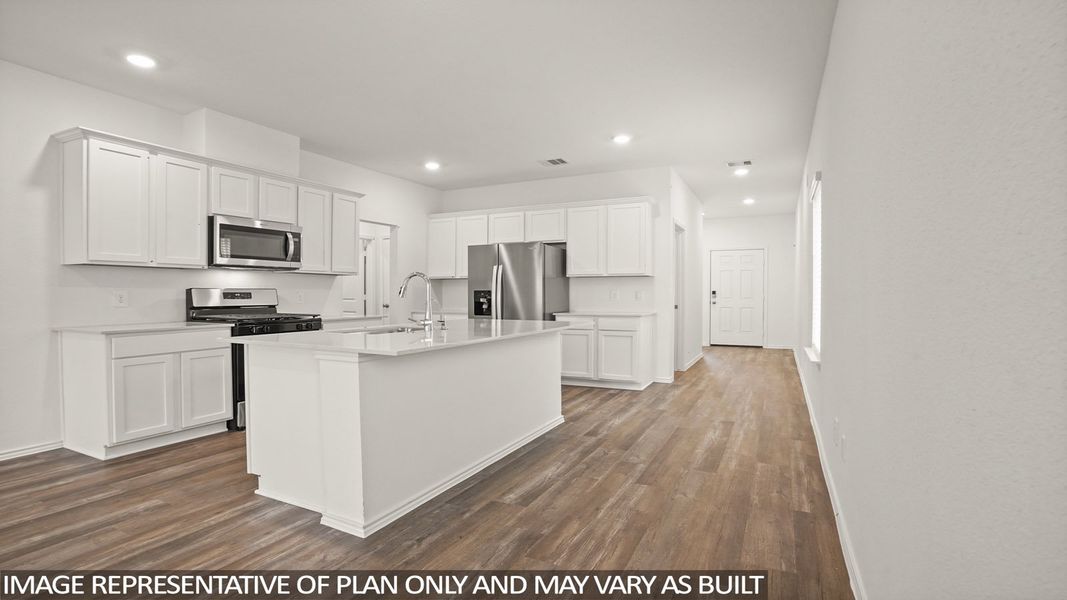 Furnished interior view inside a new home in Cypress Green, Tomball (Image 15).