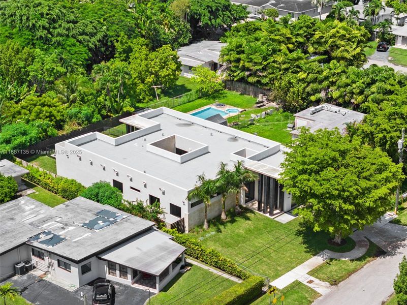 Front exterior of a new home in , Miami, FL, highlighting curb appeal (Image 1). Front exterior of a new home in , Miami, FL, highlighting curb appeal (Image 1).