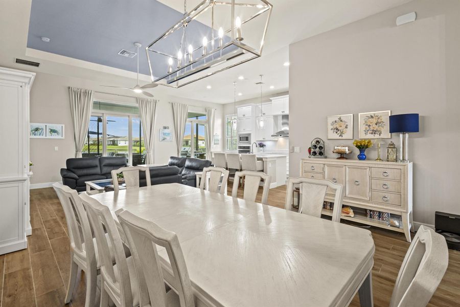 Furnished interior view inside a new home in , Port St. Lucie (Image 16).