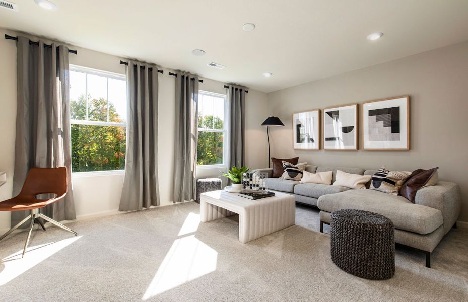 Furnished interior view inside a new home in Kinsdale, Lancaster (Image 3). Furnished interior view inside a new home in Kinsdale, Lancaster (Image 3).