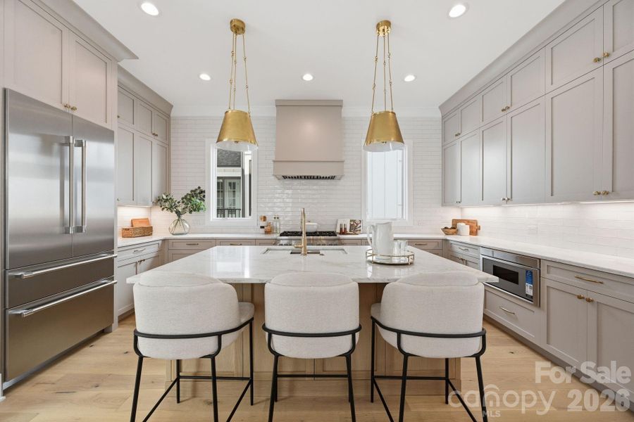 Furnished interior view inside a new home in , Davidson (Image 12).