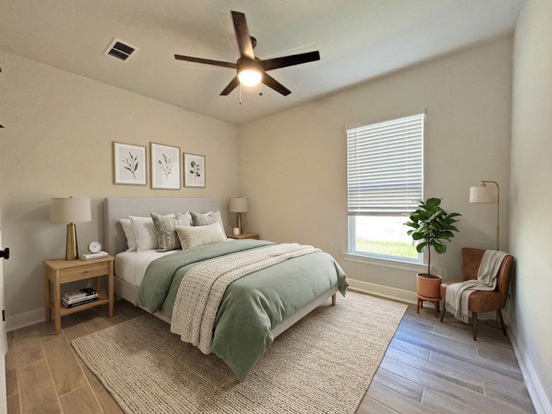 Furnished interior view inside a new home in Natureview, Freeport (Image 10).
