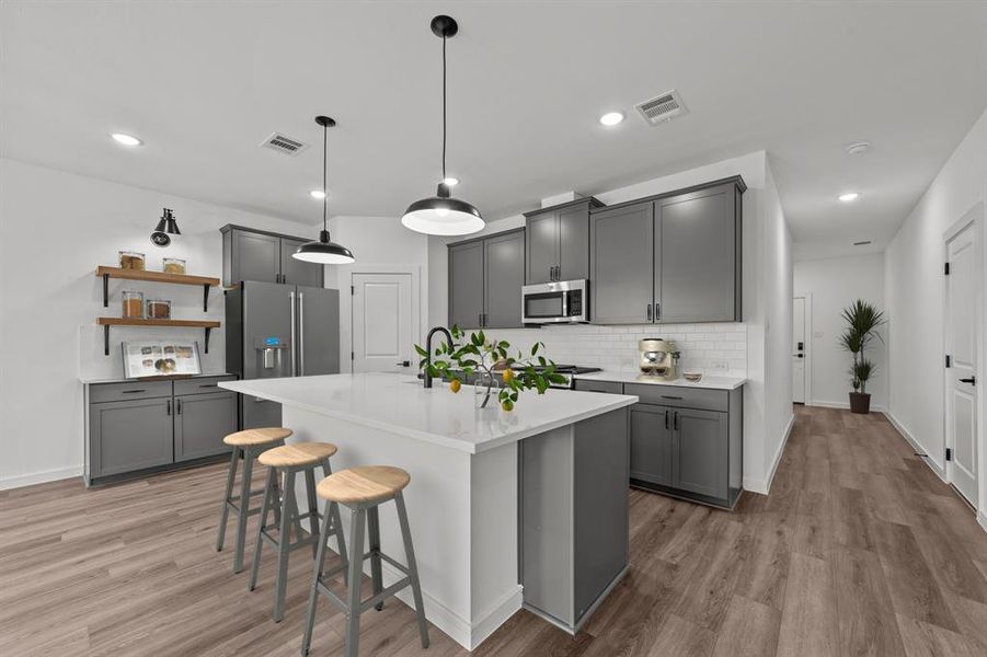 Furnished interior view inside a new home in Caldwell Lakes, Dallas (Image 15). Furnished interior view inside a new home in Caldwell Lakes, Dallas (Image 15).