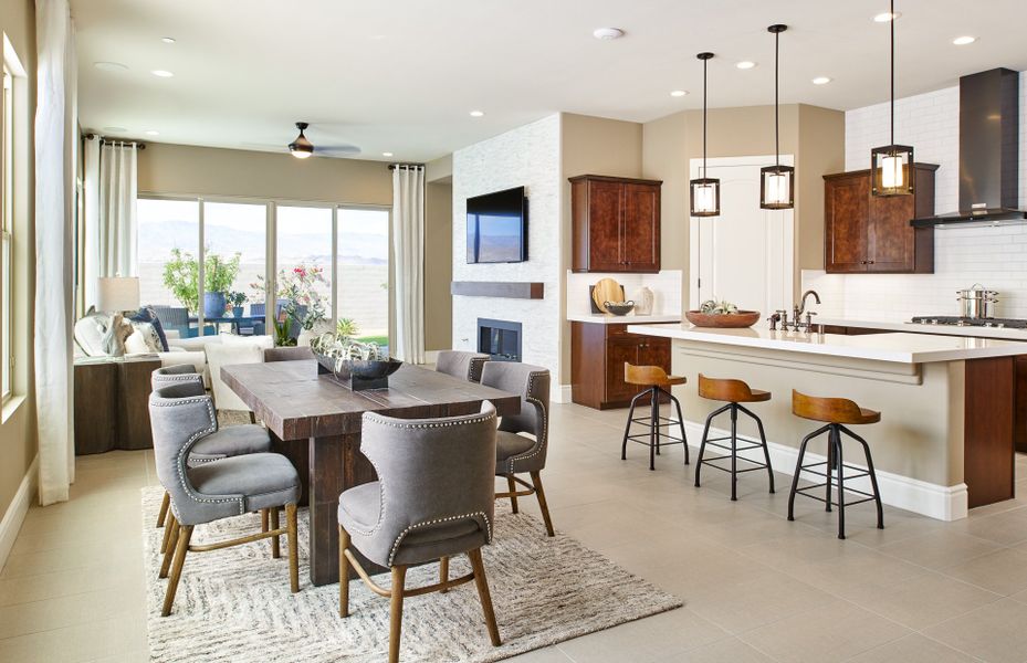 Representative furnished interior of a home built from the Expedition by Pulte Homes in Regent Hills - Meadow Series, Buckeye (Image 5).