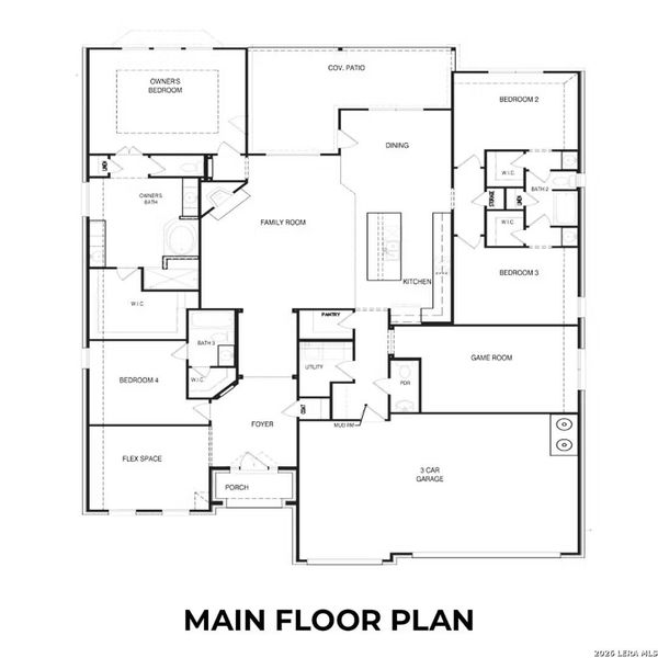 2D floor plan layout of this home in , Castroville, TX (Image 3). 2D floor plan layout of this home in , Castroville, TX (Image 3).