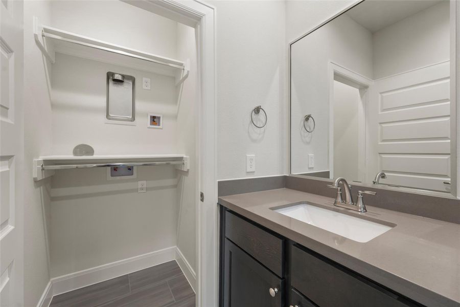 1st Floor Bed #3 comes with Washer/Dryer connections and optional kitchenette.