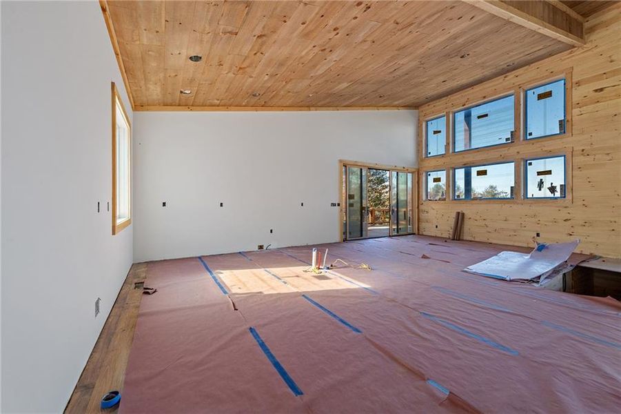 In-progress construction of a new home in , Blue Ridge, GA (Image 15).