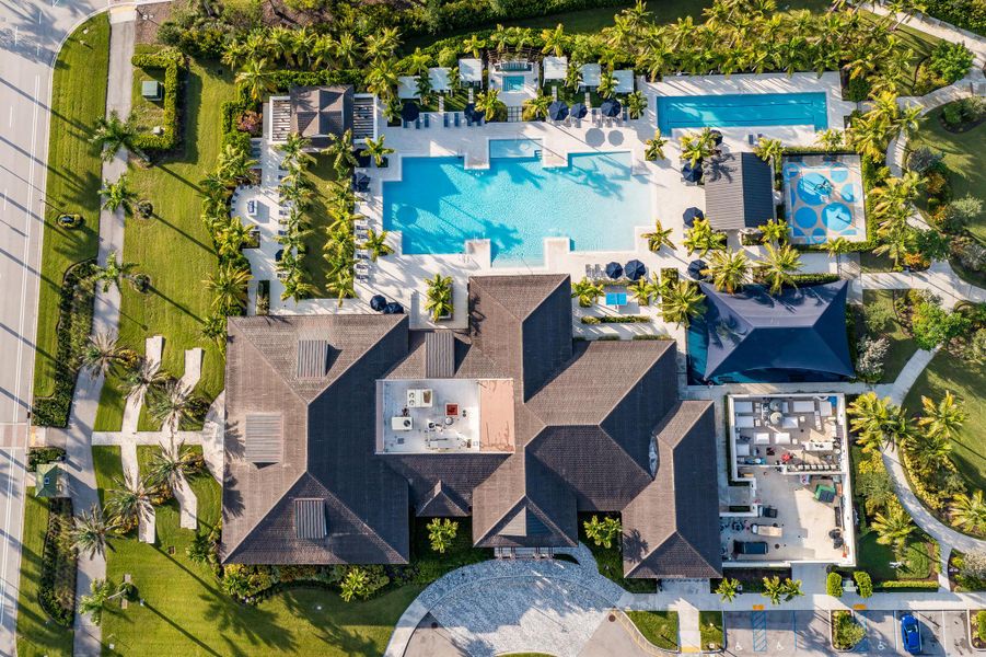 Furnished interior view inside a new home in , Palm Beach Gardens (Image 54).