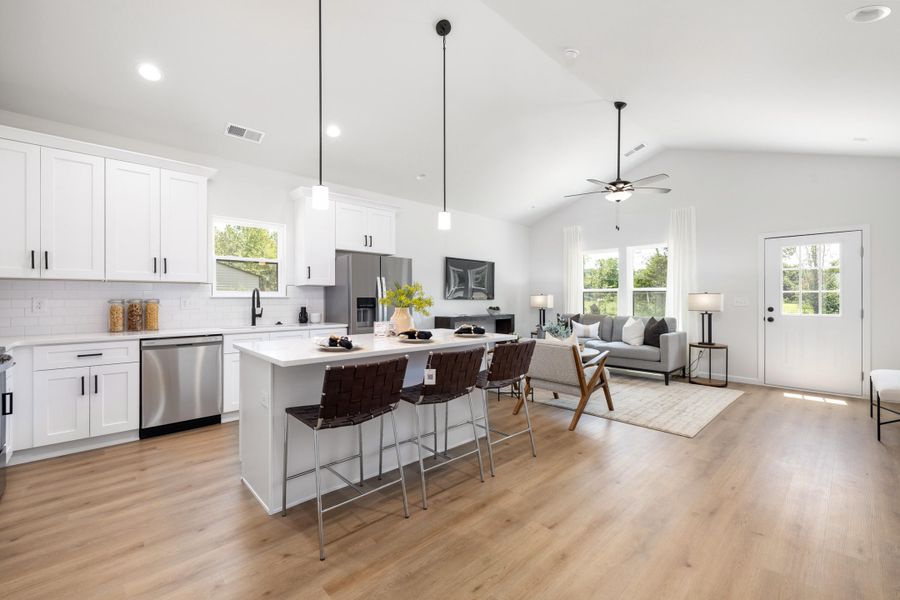 Furnished interior view inside a new home in , Charleston (Image 7).