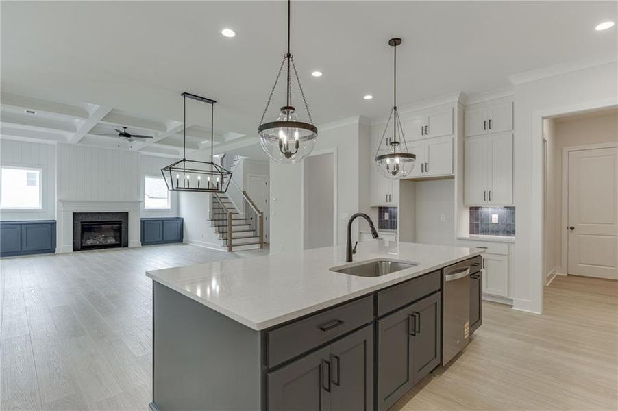 Furnished interior view inside a new home in , Cumming (Image 15).