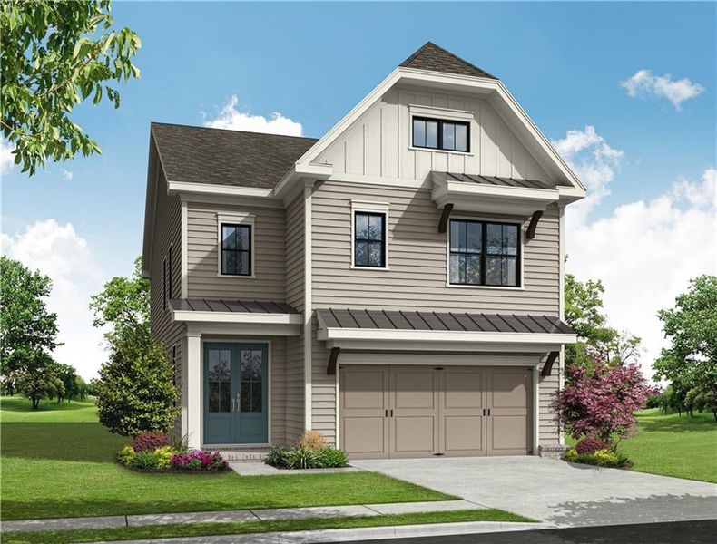 Welcome to the Palisades at Sawnee Village, Floorplan Castleberry D