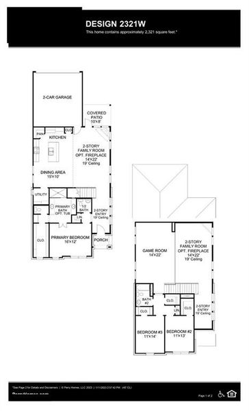 2D floor plan layout of this home in The Heights At Uptown Celina 45', Celina, TX (Image 4). 2D floor plan layout of this home in The Heights At Uptown Celina 45', Celina, TX (Image 4).