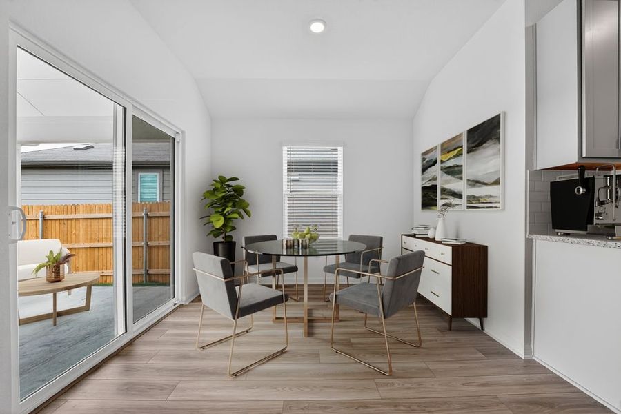 Representative furnished interior of a home built from the Bluejay by Taylor Morrison in Longview, Del Valle (Image 7). Representative furnished interior of a home built from the Bluejay by Taylor Morrison in Longview, Del Valle (Image 7).