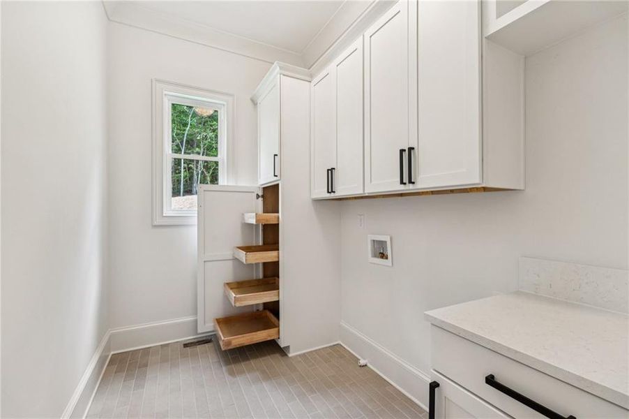 Furnished interior view inside a new home in , Cumming (Image 38).