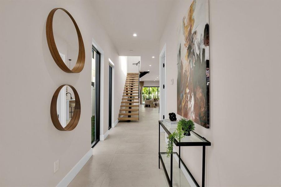 Furnished interior view inside a new home in , Fort Lauderdale (Image 42).