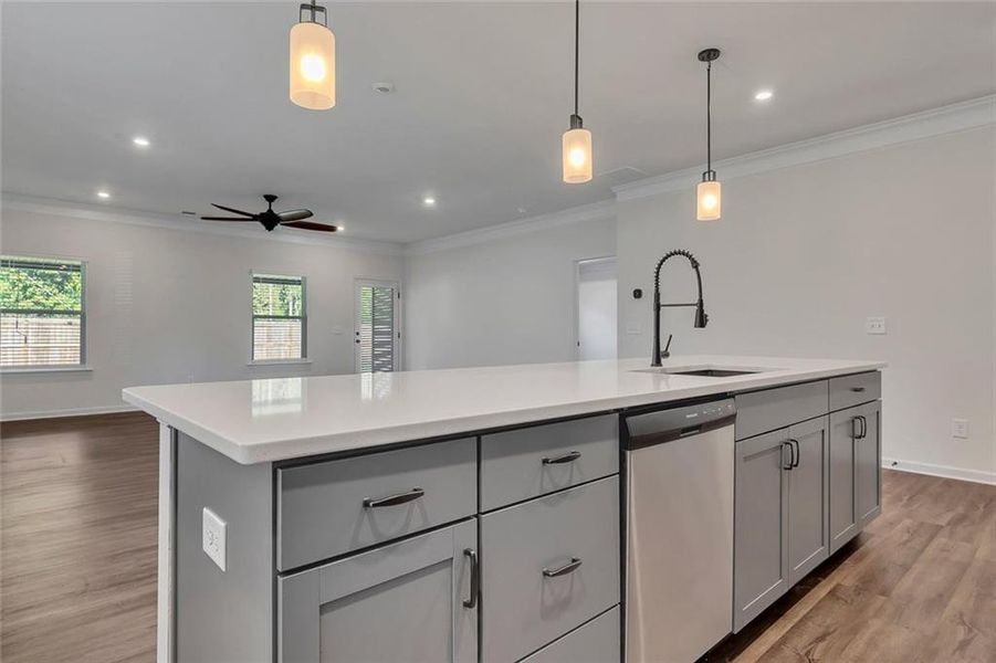 Furnished interior view inside a new home in Laurel Park, Cartersville (Image 9).