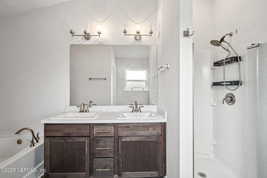 Furnished interior view inside a new home in , Jacksonville (Image 5). Furnished interior view inside a new home in , Jacksonville (Image 5).